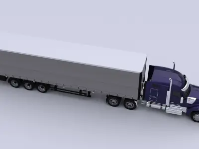 Kenworth W990  3D model