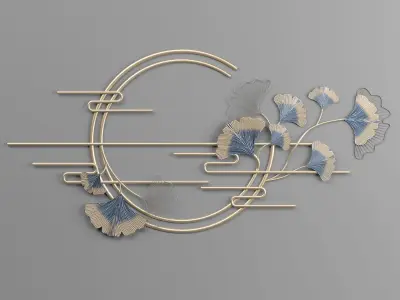 Wall decor 3D model 17