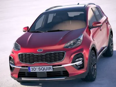 Kia Sportage 2019 3D model