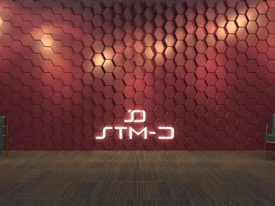 STM-D hexagon wall parametric model 120 3D model