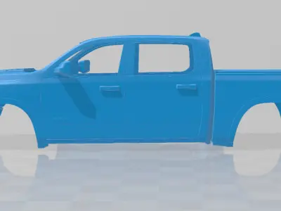 RAM 1500 2025 - Body Car STL Model 3D print model
