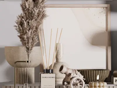 decorative set 1 3D model get