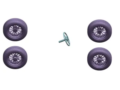 Mercedes Benz 300 SLR 1955 print 3D print model