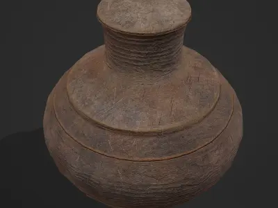 Medieval Spinning Top 3  Free low-poly 3D model