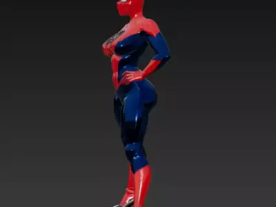 Spider Woman 3D print model