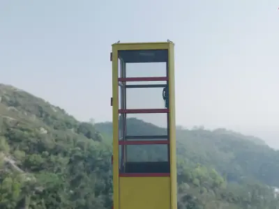 Pripyat phonebox before  1986 3D model