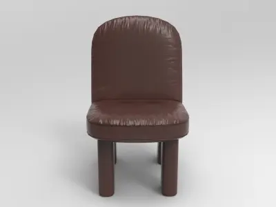 Upo Chair Low-poly 3D model