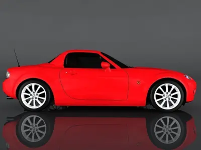 Mazda MX-5 Roadster Low-poly 3D model
