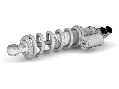 Shock absorber 03 3D model