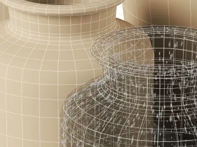 Vase Set 21 3D model