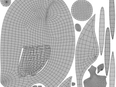 Cartoon Animated Owl and Wolf 3D Model Collection Low-poly 3D model