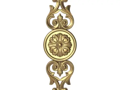  decorative pattern ready for 3D printing 3D model