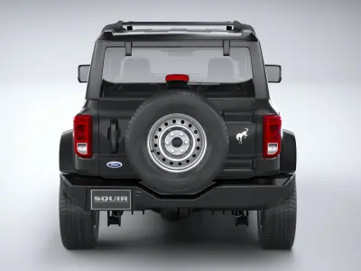 Bronco Base 4-Door 2021 3D model