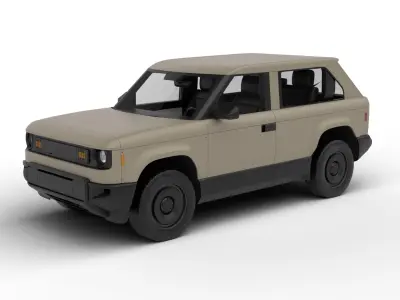 Slate Truck Fastback SUV 2027 3d model 3D model