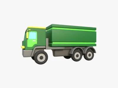 Container Truck 3D model