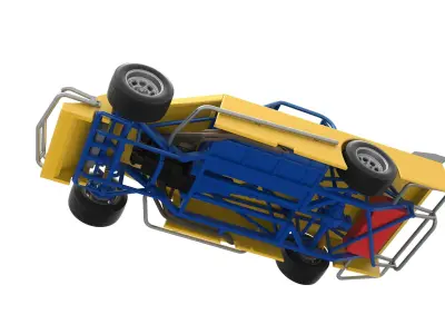 Asphalt Modified stock car Version 5 Scale 1 to 25 3D print model