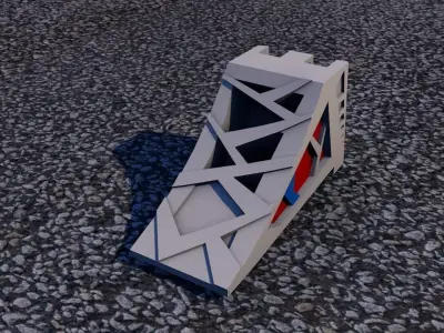 Car stop wedge Free 3D print model