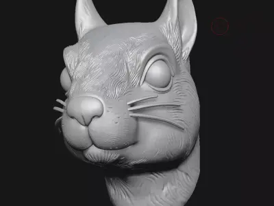 squirrel 3D print model