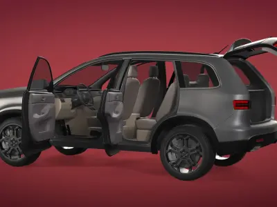 Generic Large Modern SUV Car -- Crossover -- Off-Road -- 4x4 3D model