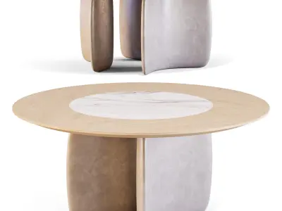 Bonaldo Mellow ST - Dining Tables 3D model