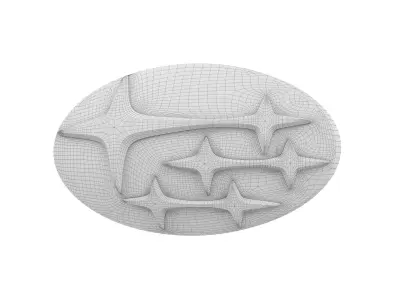 Subaru Logo 3D print model