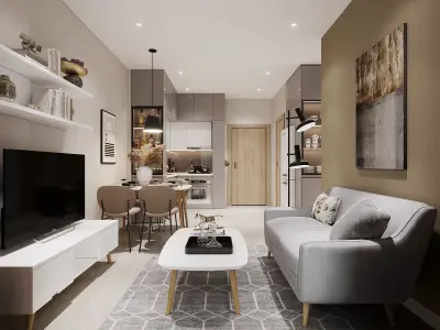 Interior Scene 3D model  3D model