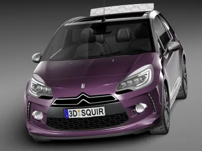Citroen DS3 Cabrio 2015 3D model
