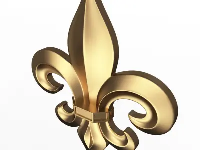 Carved Plaster Molding Decoration 019 Low-poly 3D model