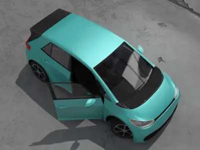 Volkswagen ID3 for Blender 3D model