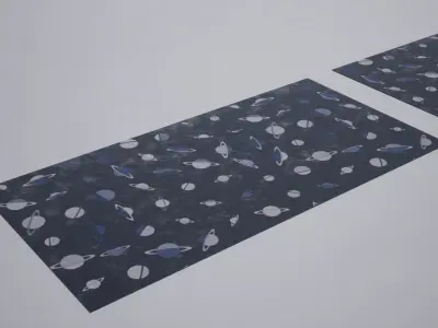 Carpet Low-poly 3D model