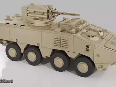 BTR-4MV1 3D print model