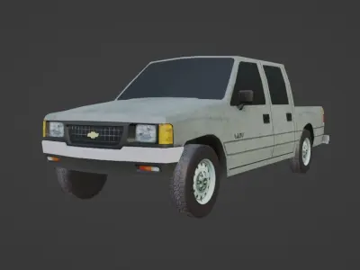 Chevrolet Luv Double Cabin Low-poly 3D model