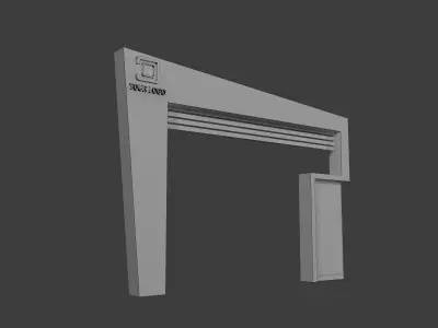  Fair Gate exhibition Event a442b 3D model