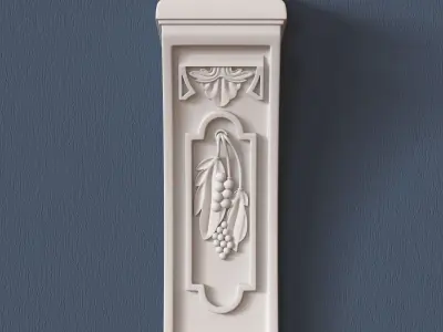 Decorative Corbel 3D model 10