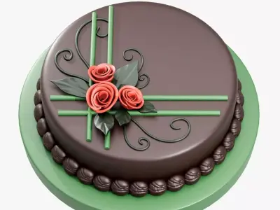 Chocolate Cake 3D print model