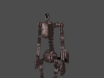 Worker drone from another world Free low-poly 3D model
