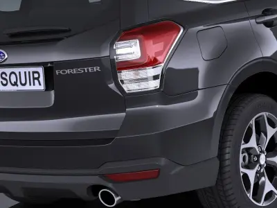 Subaru Forester 2017 3D model