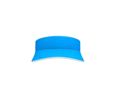 Visor Cap Low-poly 3D model