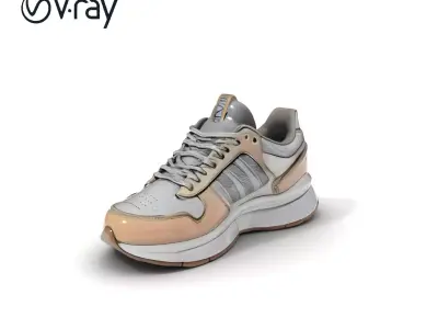 Sneaker Model Pack with Detailed Textures Low-poly 3D model