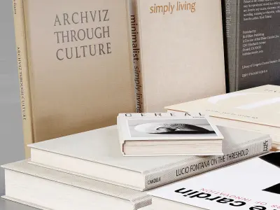 Book Decorative Low-poly 3D model