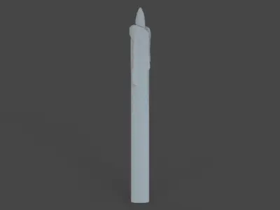 Candle styrofoam 3D print model