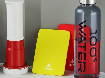 Football Soccer Sport Set 3D model