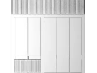 LUXURY - Wardrobe 01 3D model