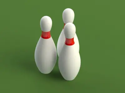 3D print Bowling Pins 3D print model