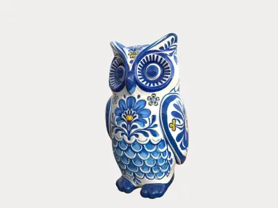 Ceramic Owl 3D print model