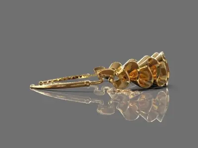 Modern style cuff bracelet 3D print model