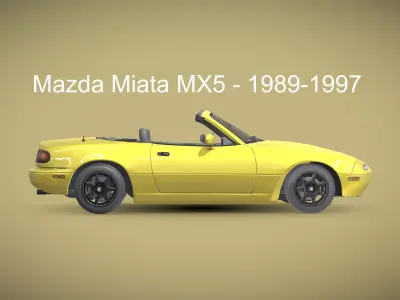 Mazda Miata MX-5-1 - 1989-1997 3D model