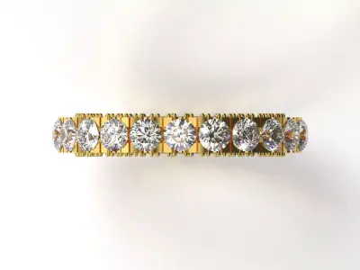 The Eternity jewelry stl 3d Ring model rr0015 3D print model