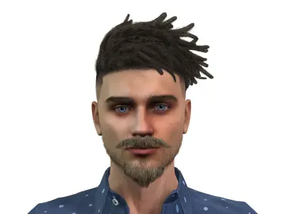 Male Figure for Animation and Games 3D model