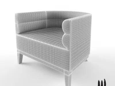 Brabbu Maa armchair 3D model